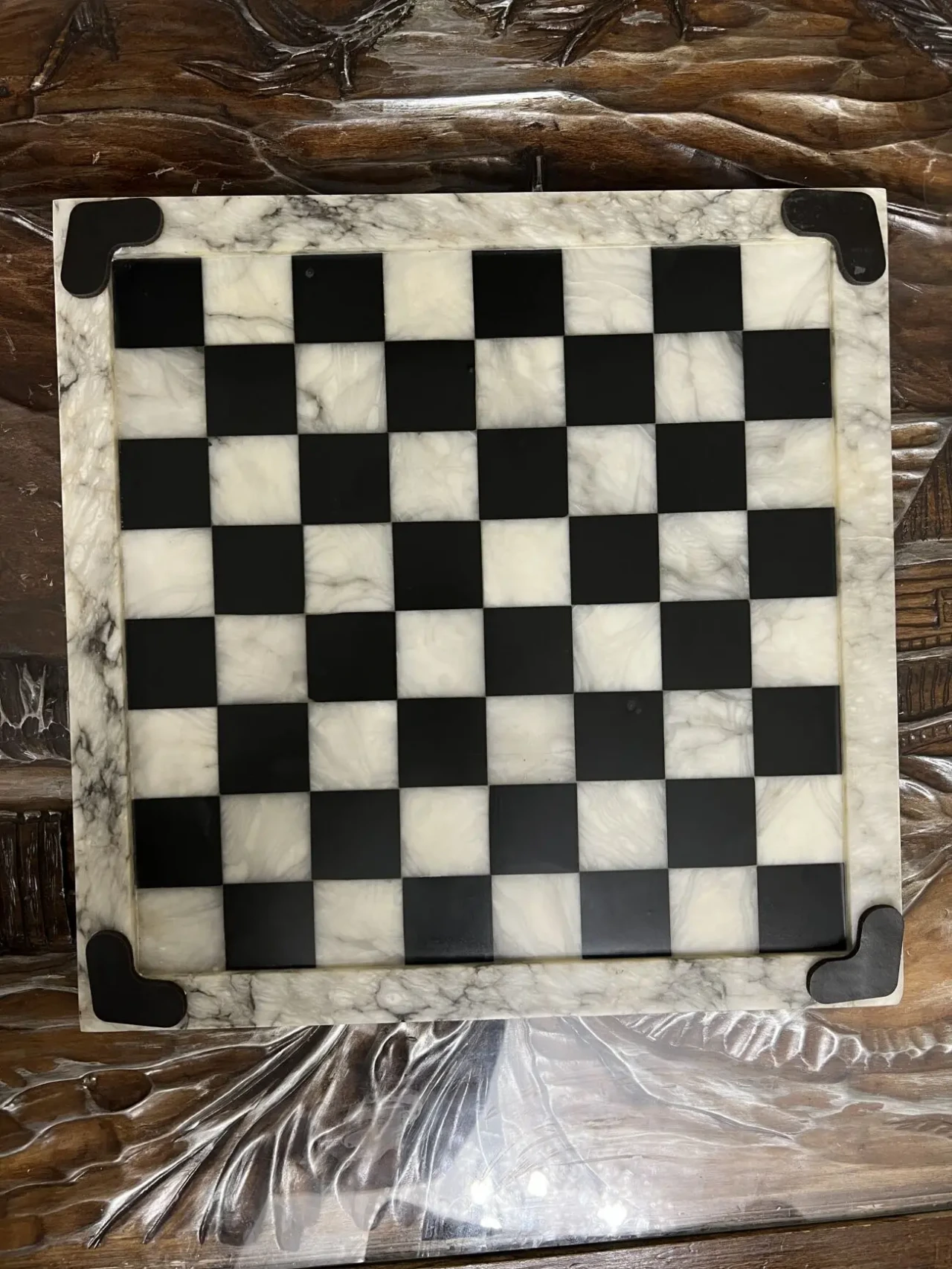 Шахи Genuine Alabaster (Італія) - ручна робота, натуральний камінь 5