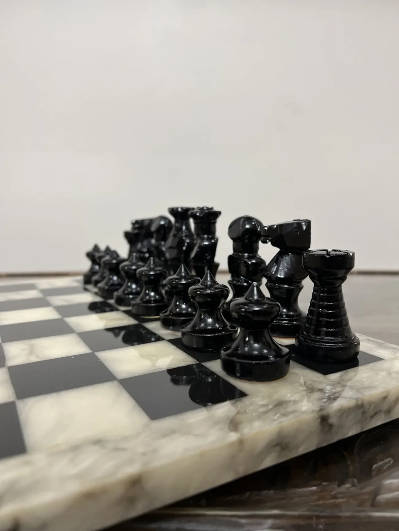 Шахи Genuine Alabaster (Італія) - ручна робота, натуральний камінь 3