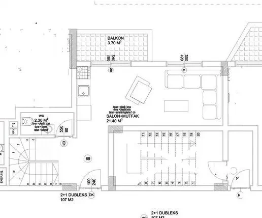 Продам пентхауз 74м, Турция, Алания 10