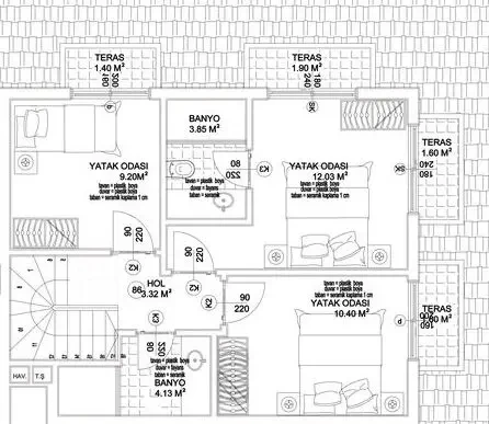 Продам пентхауз 88м, Турция, Авсаллар 3