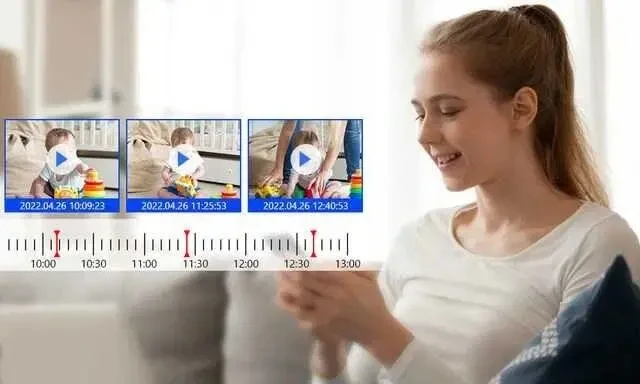 Movols H.265 3MP HD бездротова система відеоспостереження на 8 камер 7