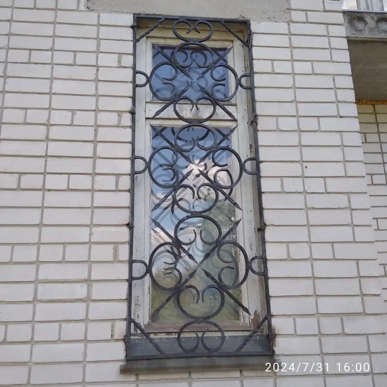 Кованная решётка- прут квадрат 14мм.