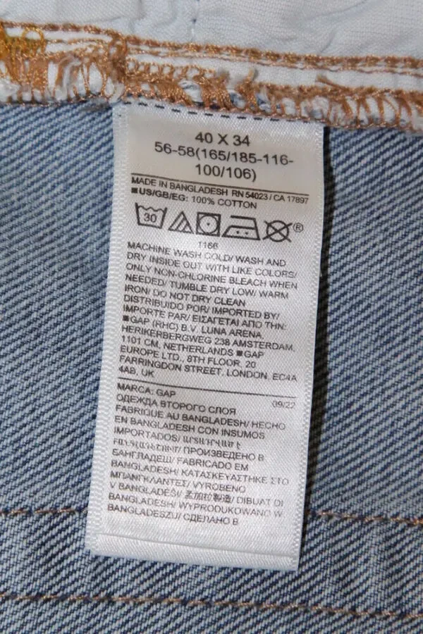 Джинсы мужские GAP, размер W 40 L 34 8