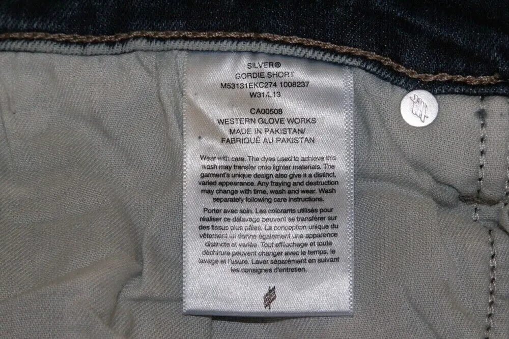 Шорты мужские Silver Jeans co., размер W 31 8