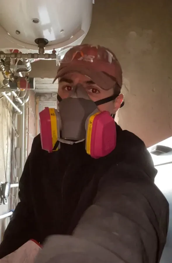 Чистка димоходів. Сажотрус