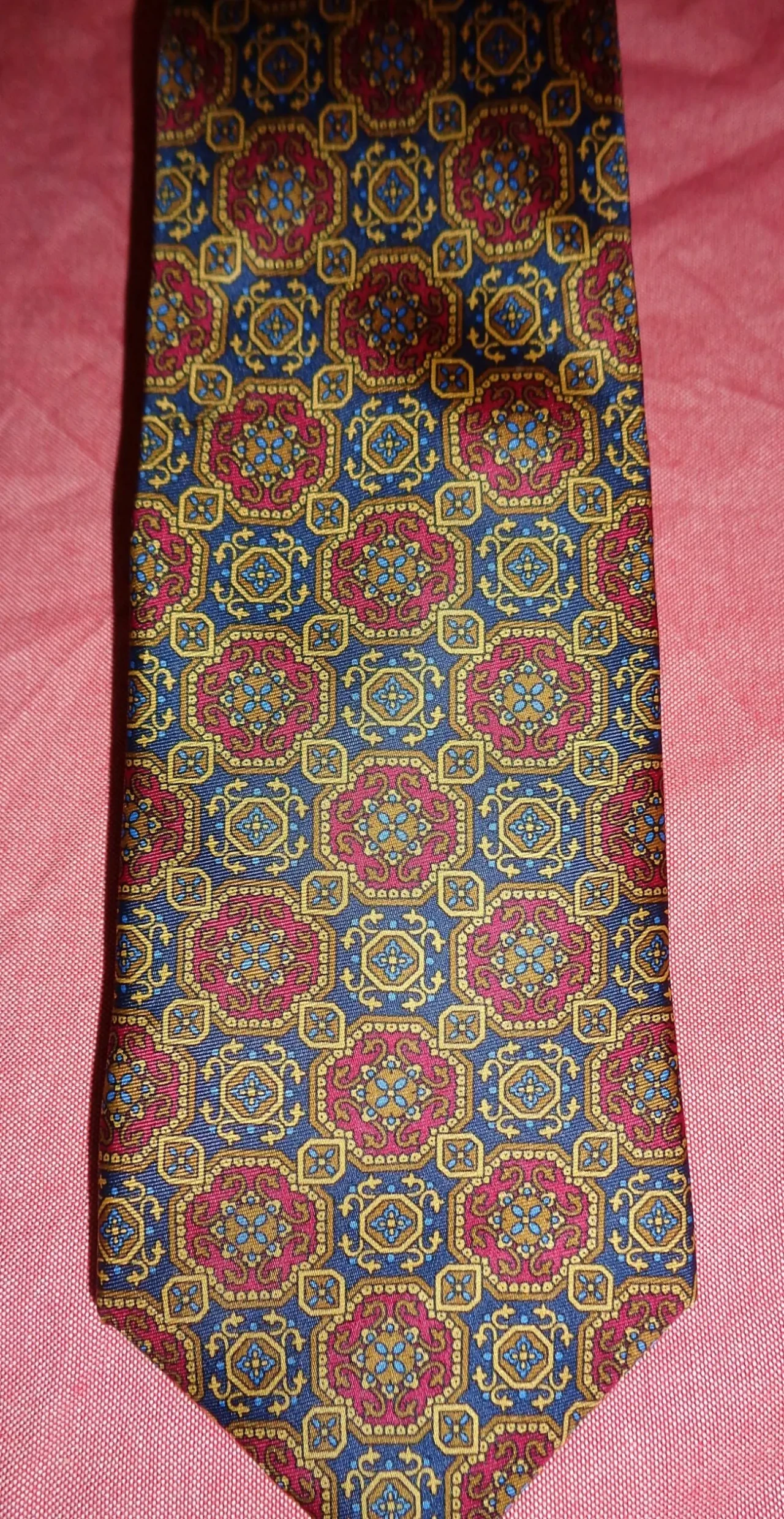 Редкий дорогой галстук Zilli Burberry Brioni Versace Швейцария шелк