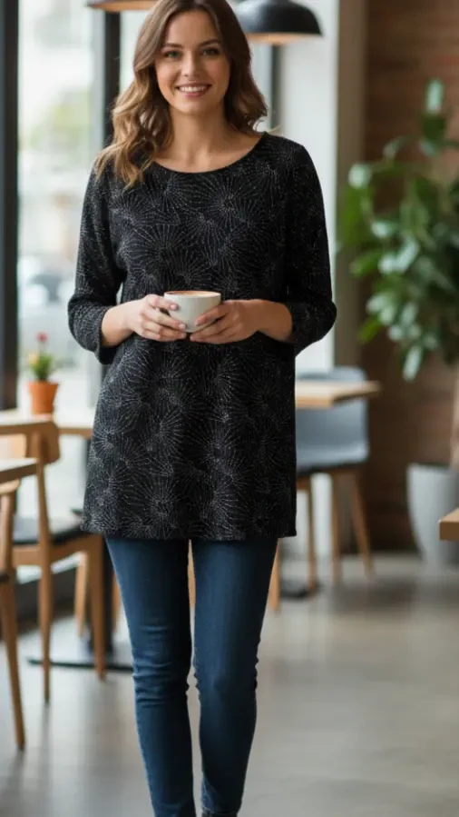 Маленька  вечірня тунічка блуза 3