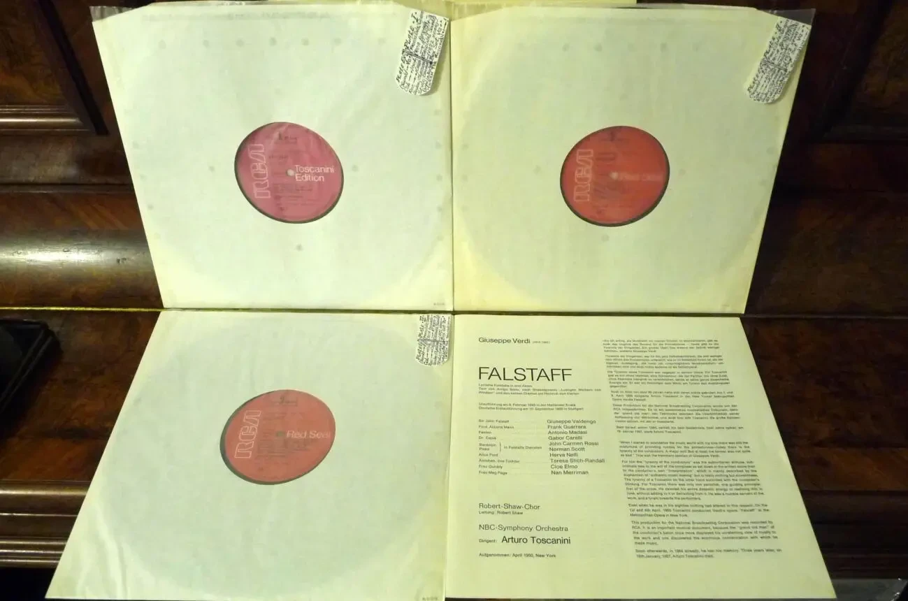 Коллекционные виниловые пластинки (GIUSEPPE VERDI '72 Falstaff)//(3LP) 5