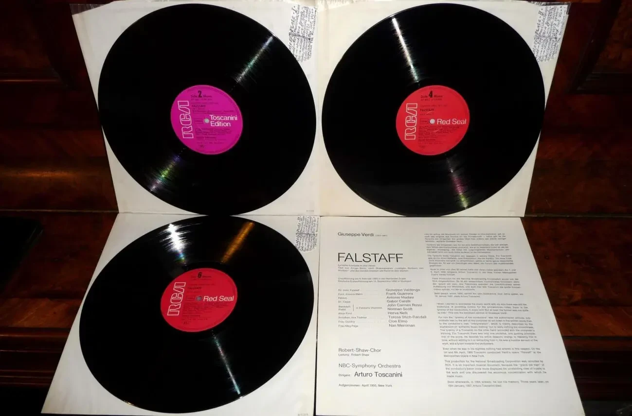 Коллекционные виниловые пластинки (GIUSEPPE VERDI '72 Falstaff)//(3LP) 9