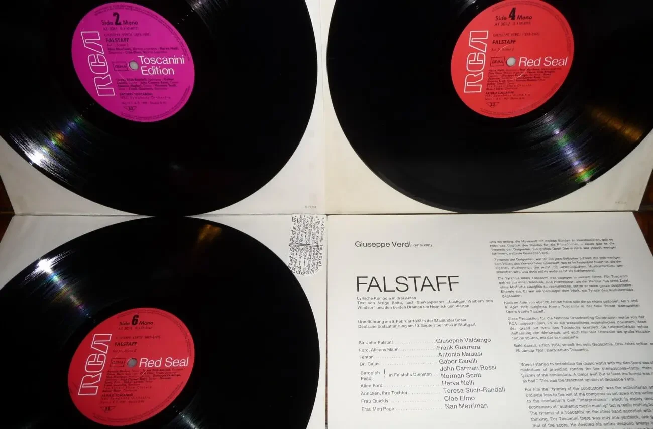 Коллекционные виниловые пластинки (GIUSEPPE VERDI '72 Falstaff)//(3LP) 10