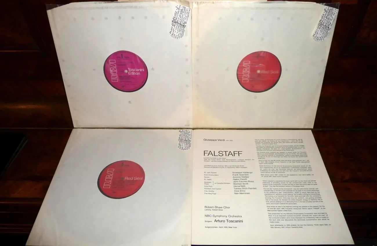 Коллекционные виниловые пластинки (GIUSEPPE VERDI '72 Falstaff)//(3LP) 6