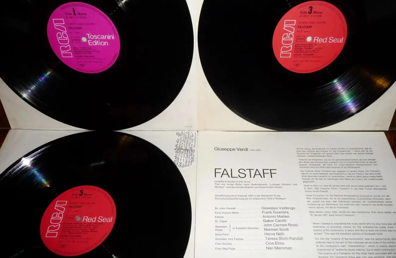 Коллекционные виниловые пластинки (GIUSEPPE VERDI '72 Falstaff)//(3LP) 8