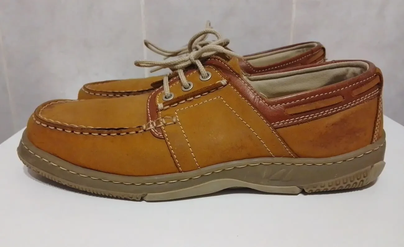 Туфли мокасины кожанные Bata, 44р., 28,5см 4