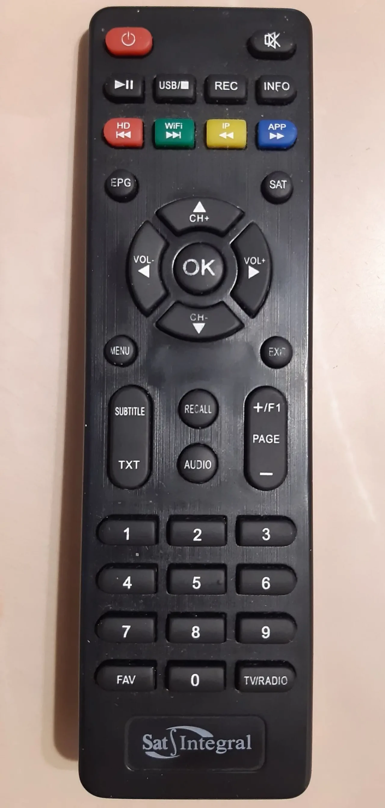 Пульт ДУ для спутникового тюнера