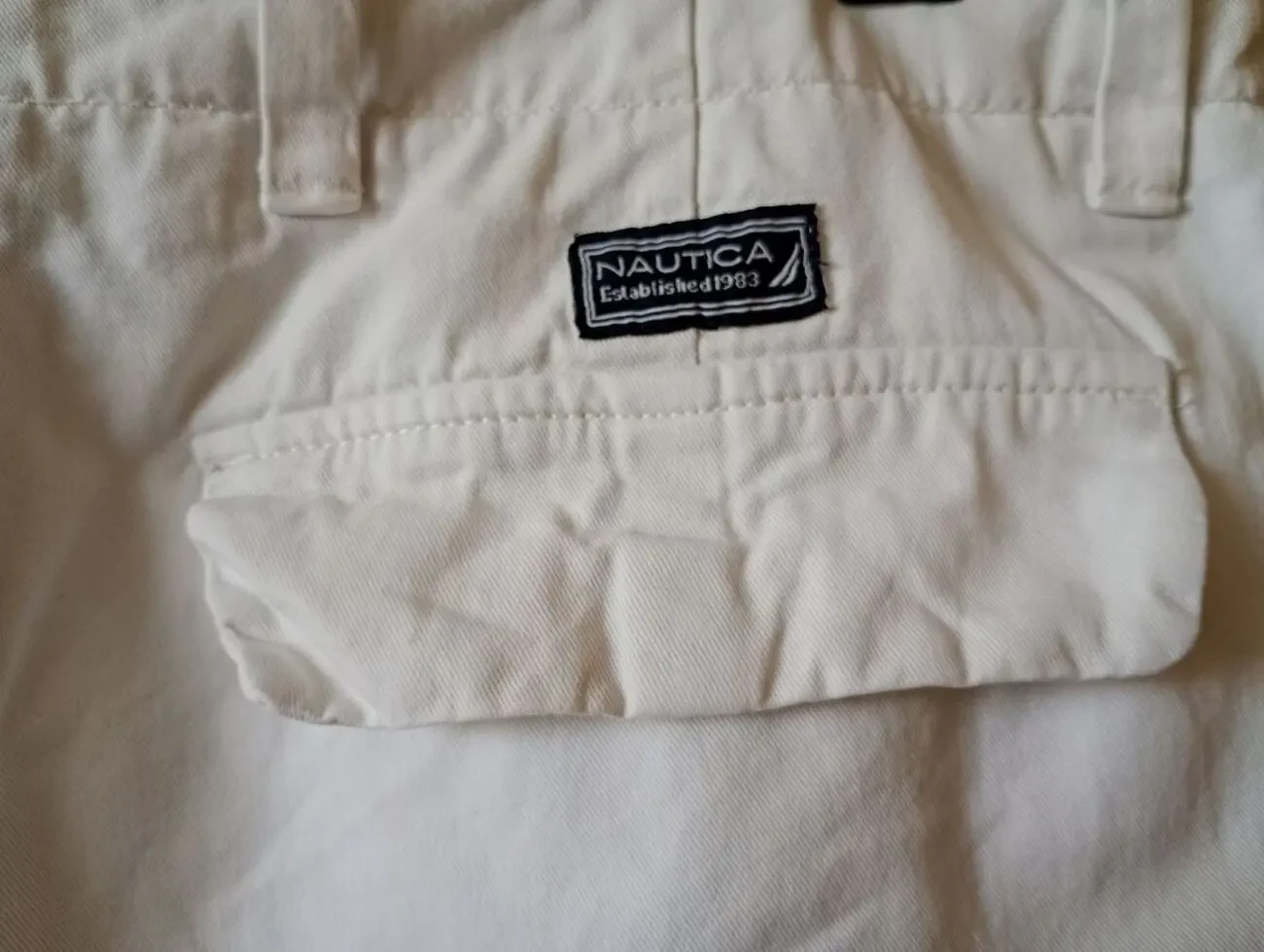 Мужские белые шорты Nautica - 3 DVD диска в подарок. 3