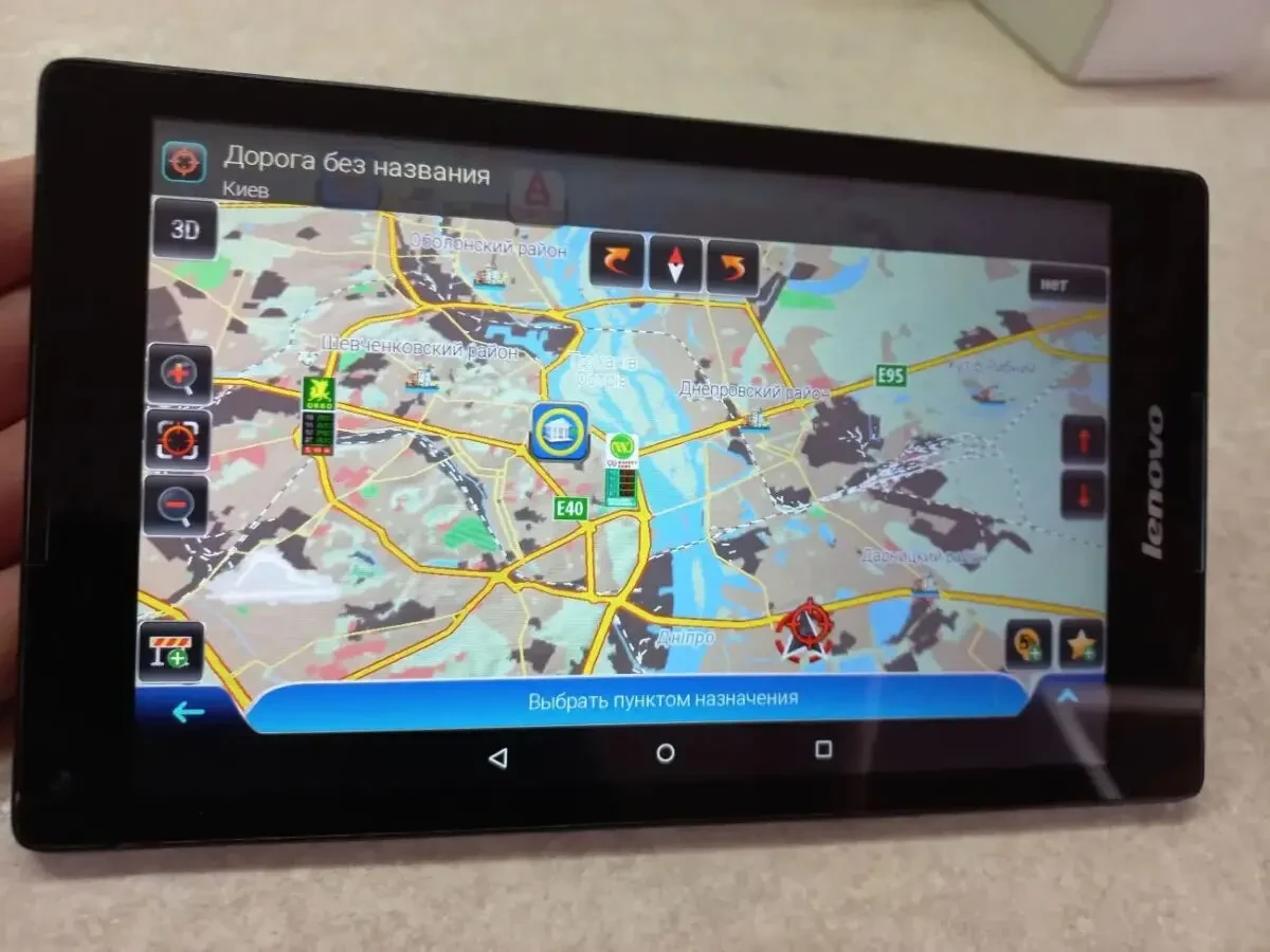 TIR / ADR Грузовий GPS навігатор 8 дюймів. Європа та Україна 2025/ 3