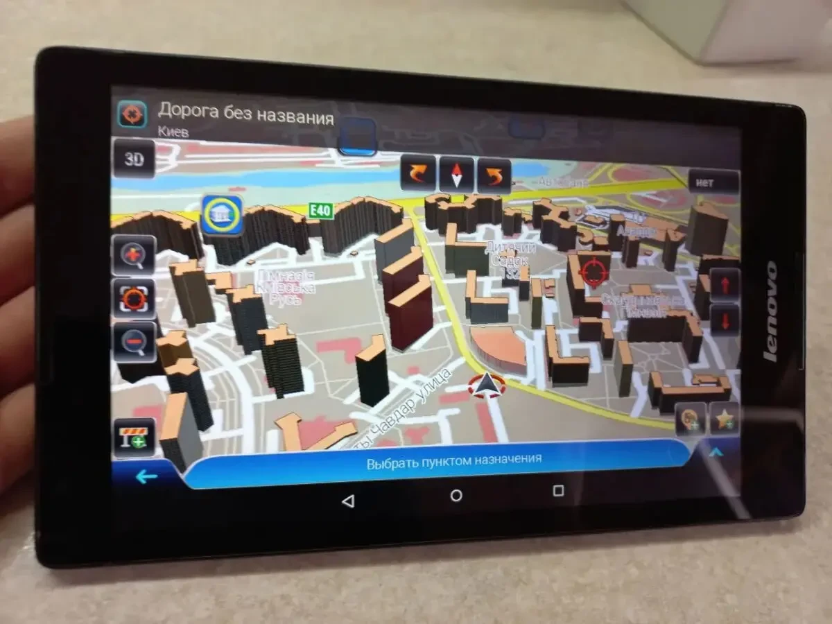 TIR / ADR Грузовий GPS навігатор 8 дюймів. Європа та Україна 2025/ 4