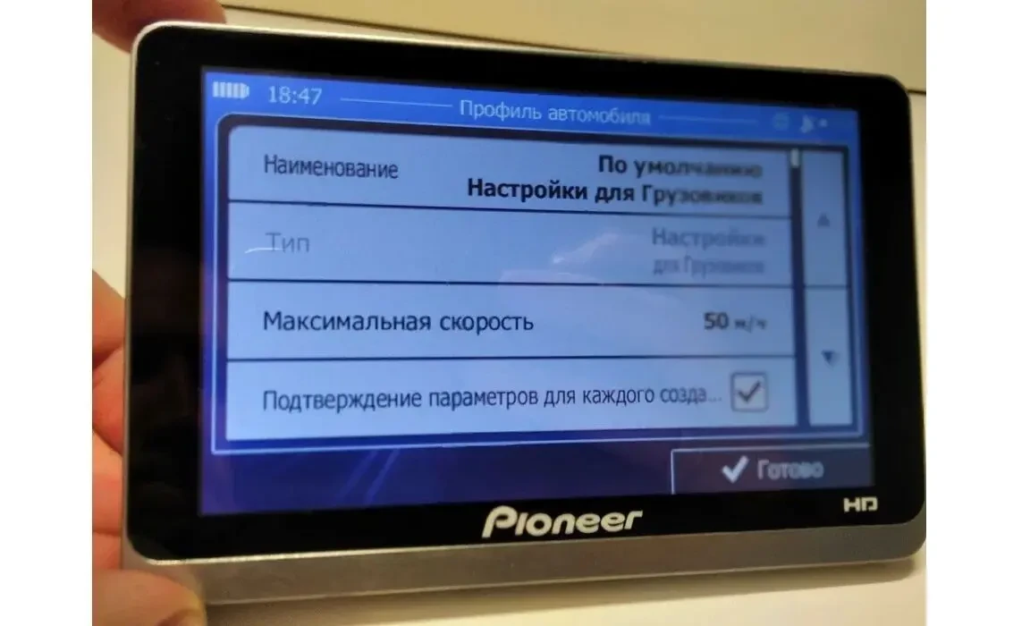 Грузовий навігатор TIR / ADR Pioneer 7 дюймів. Європа, Україна 2025 6