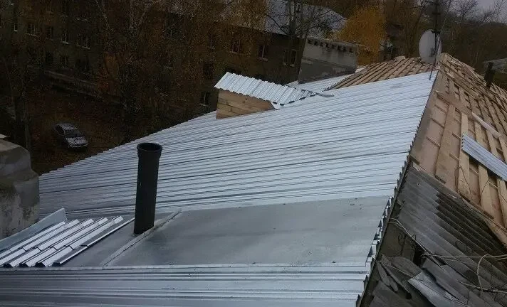 Кровельные работы. Ремонт крыш. Замена шифера, профнастила, рубероида 2