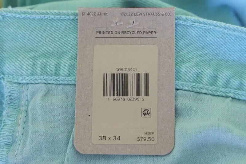 Джинсы мужские Levis 501, размер W 38 L 34 6