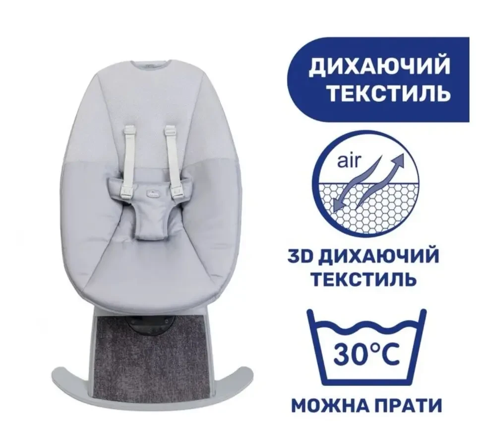 Центр заколисування Comfy Wave гойдалка електрична качеля chicco 7