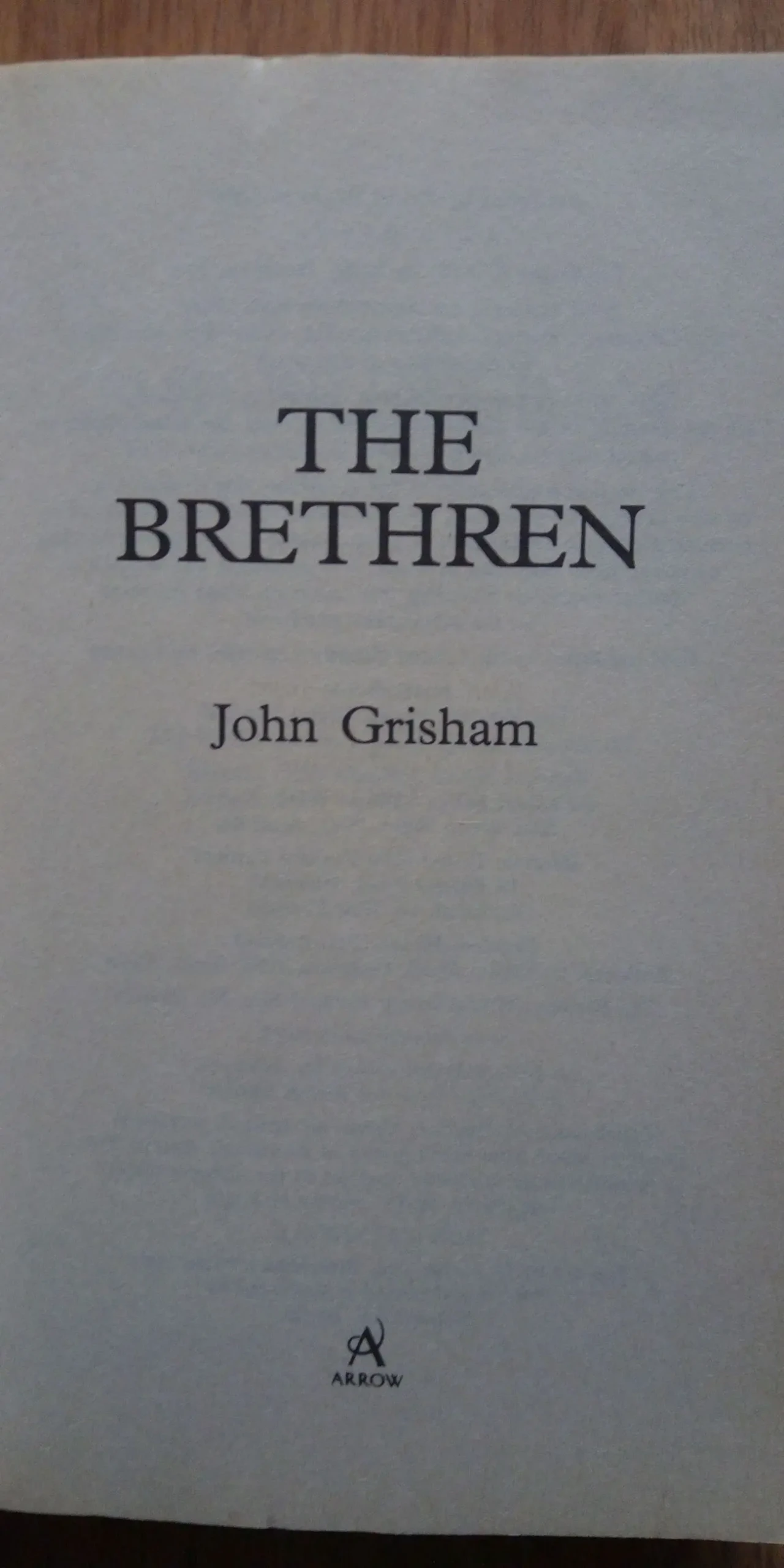 Brethren The John Grisham English на Английском книга 4