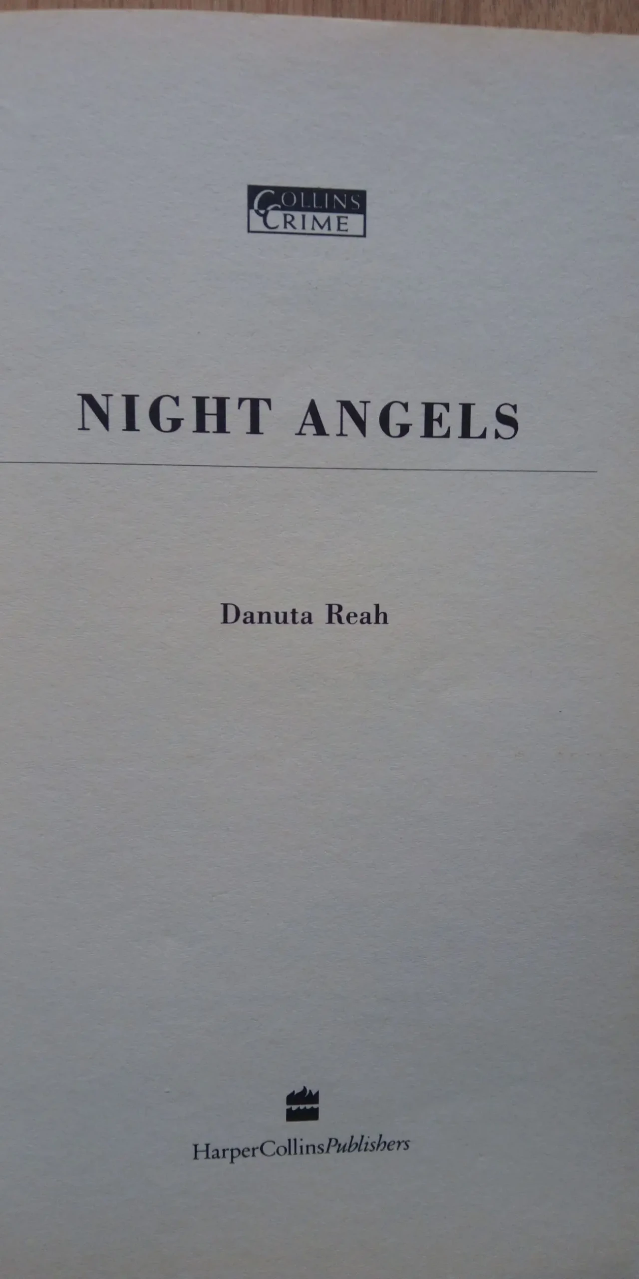 Night Angels Danuta Reah English на Английском книга 3