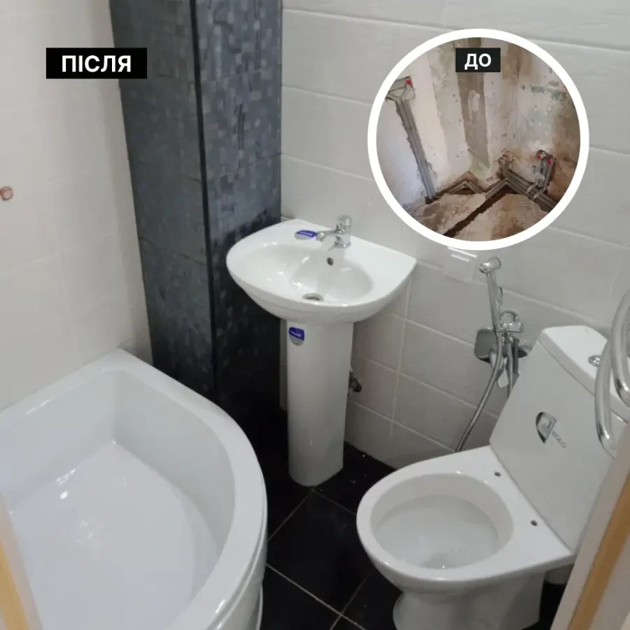 Сантехніка акуратно, якісно без ш/з 3