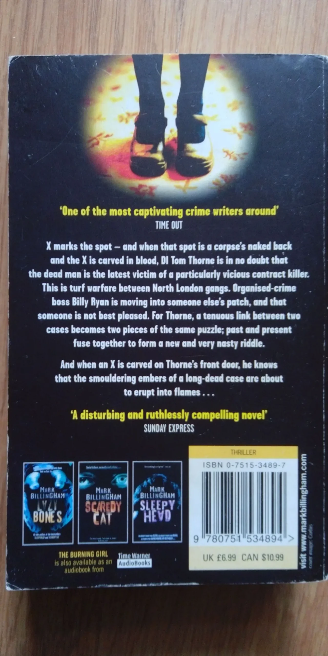 Burning Girl The Mark Billingham English на Английском книга 2