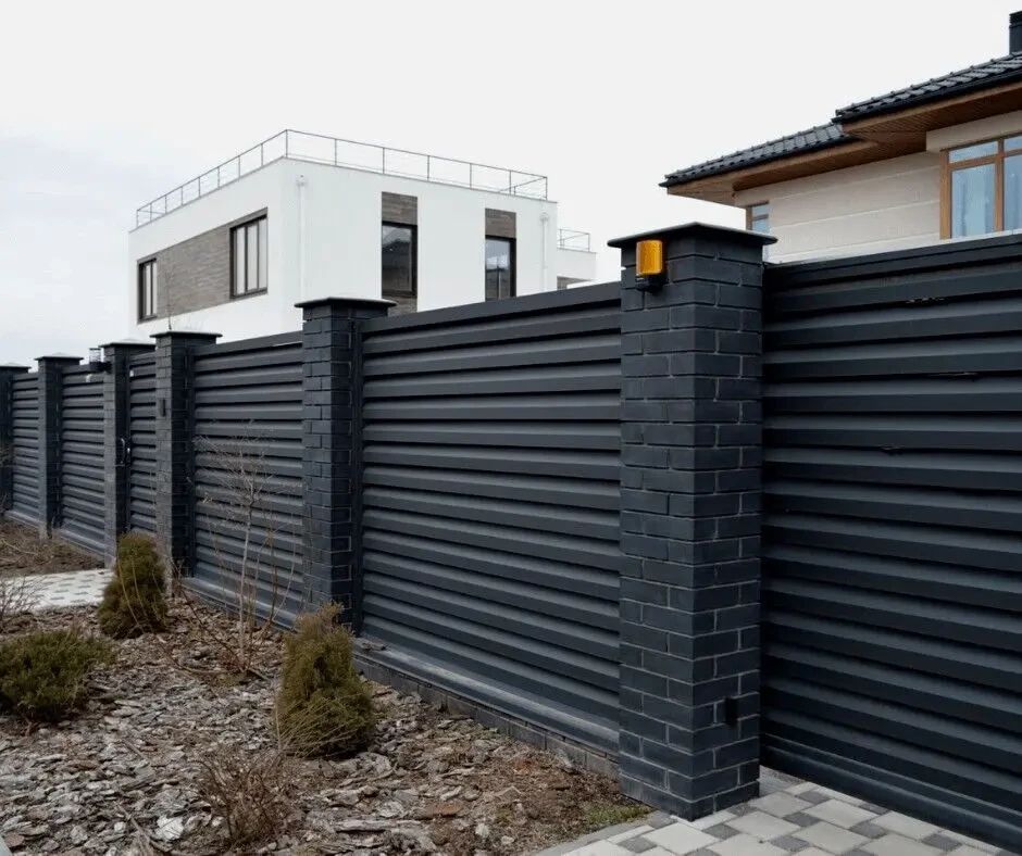 паркан металевий жалюзі