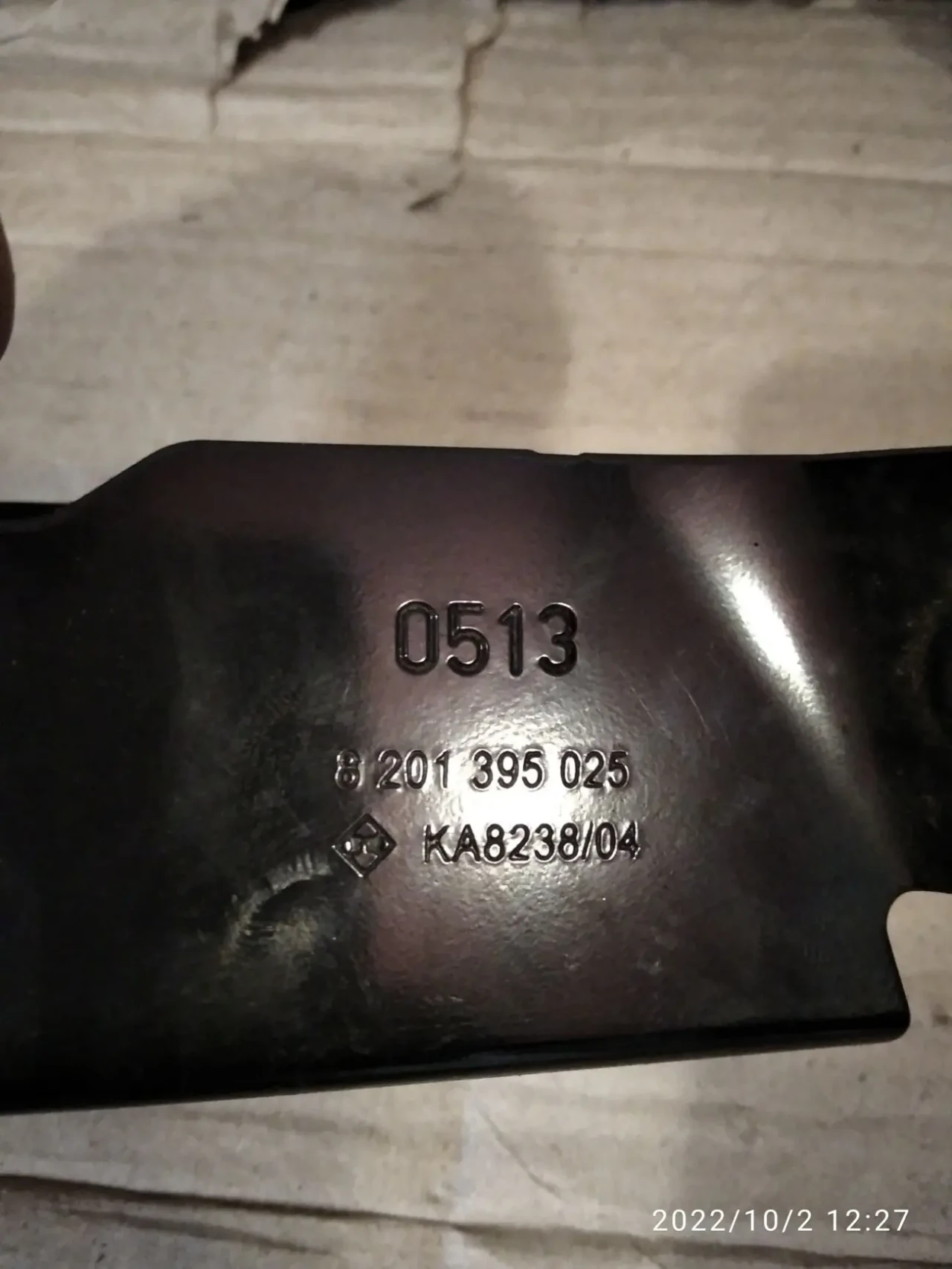 Консоль крепления под домкрат Ренно Кенго 2 2