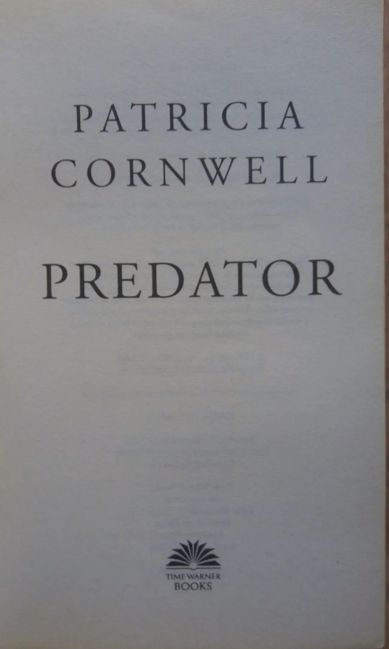Predator Patricia Cornwell English на Английском книга 4