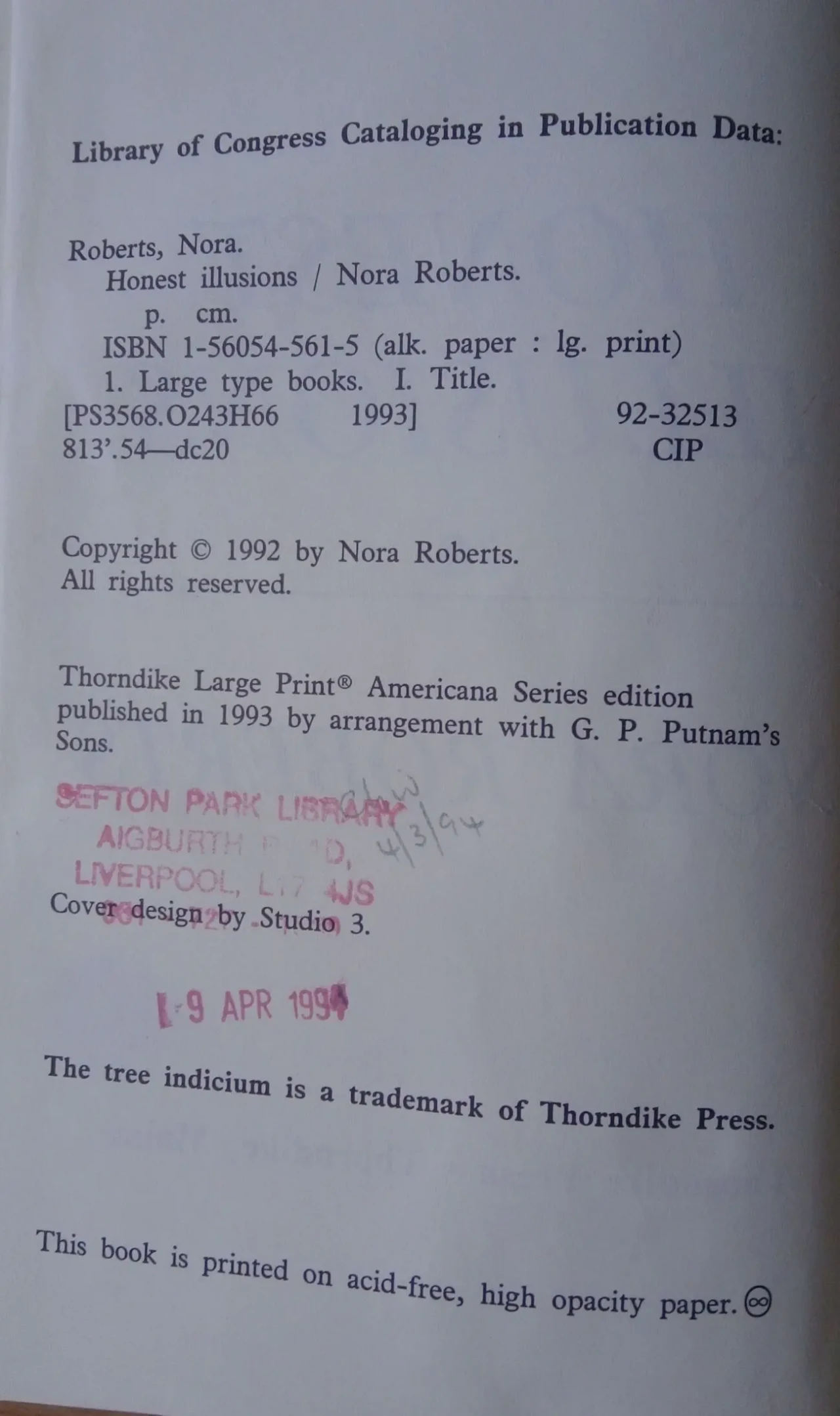 Honest Illusions Nora Roberts English на Английском книга 3
