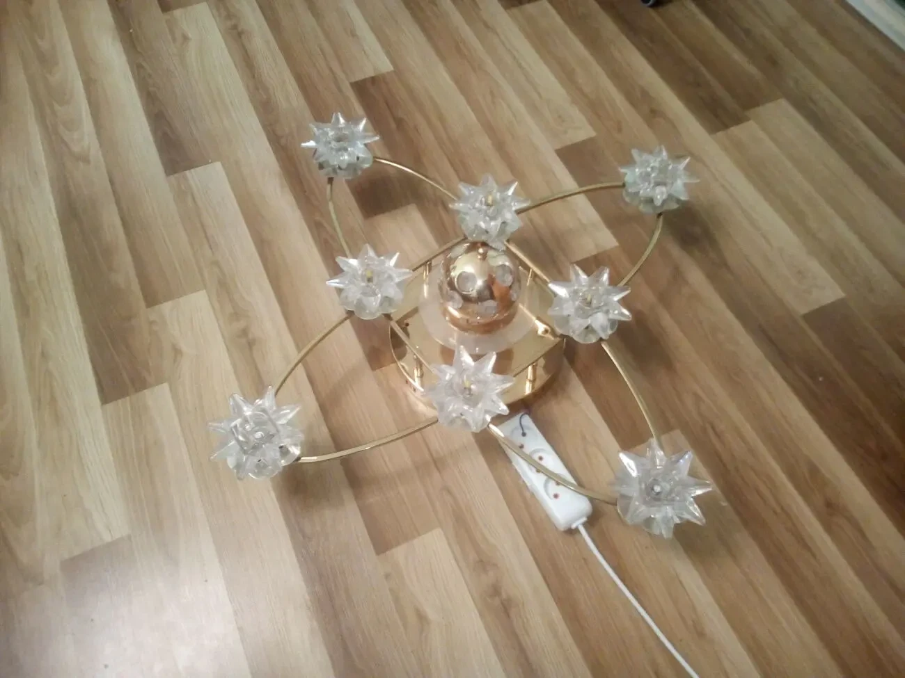 Люстра потолочная с пультом ДУ 3