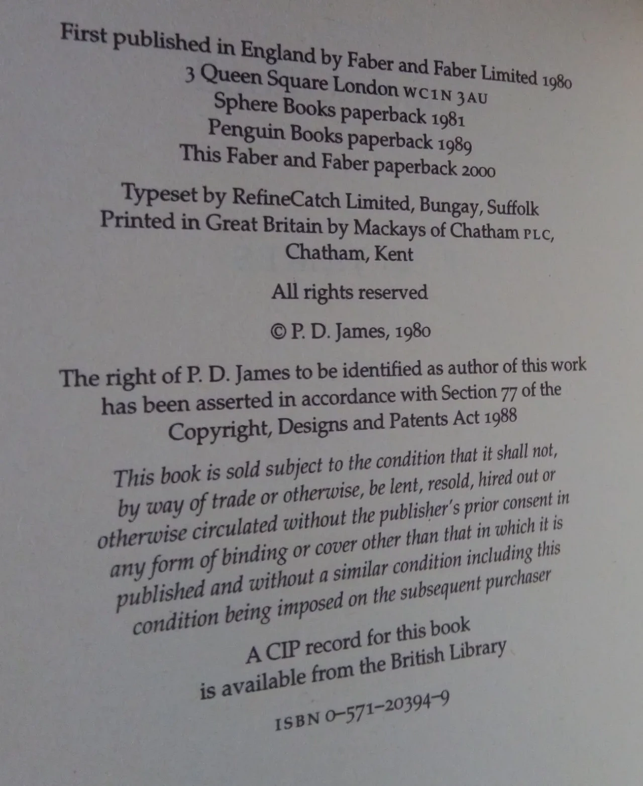 Innocent Blood P D James English на Английском книга 3