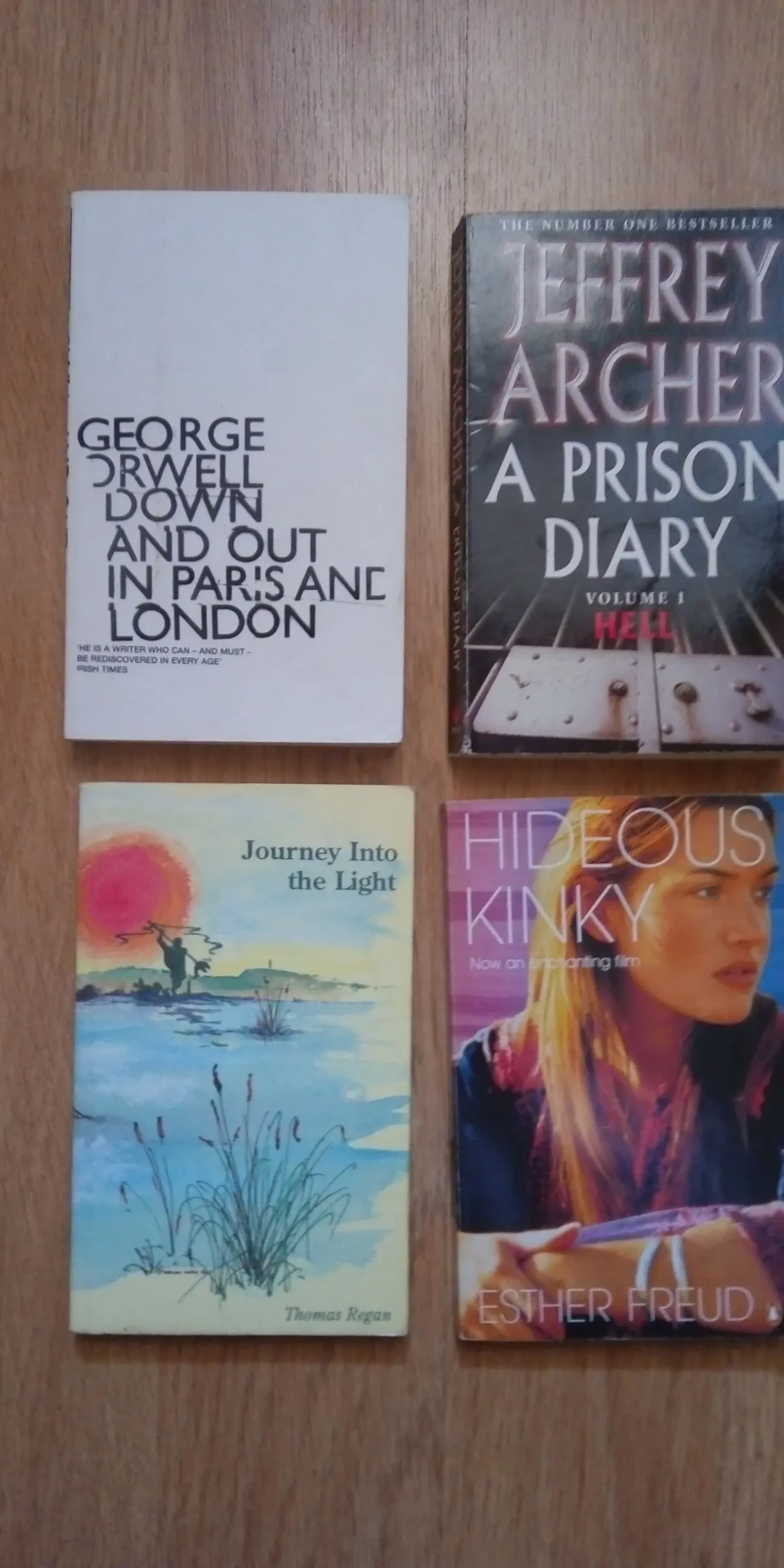 Atkinson Follett Dexter Boyd Archer Orwell Levi Regan Freud English 2