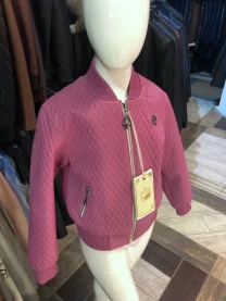 Шкіряна куртка дитяча натуральна,бомбер