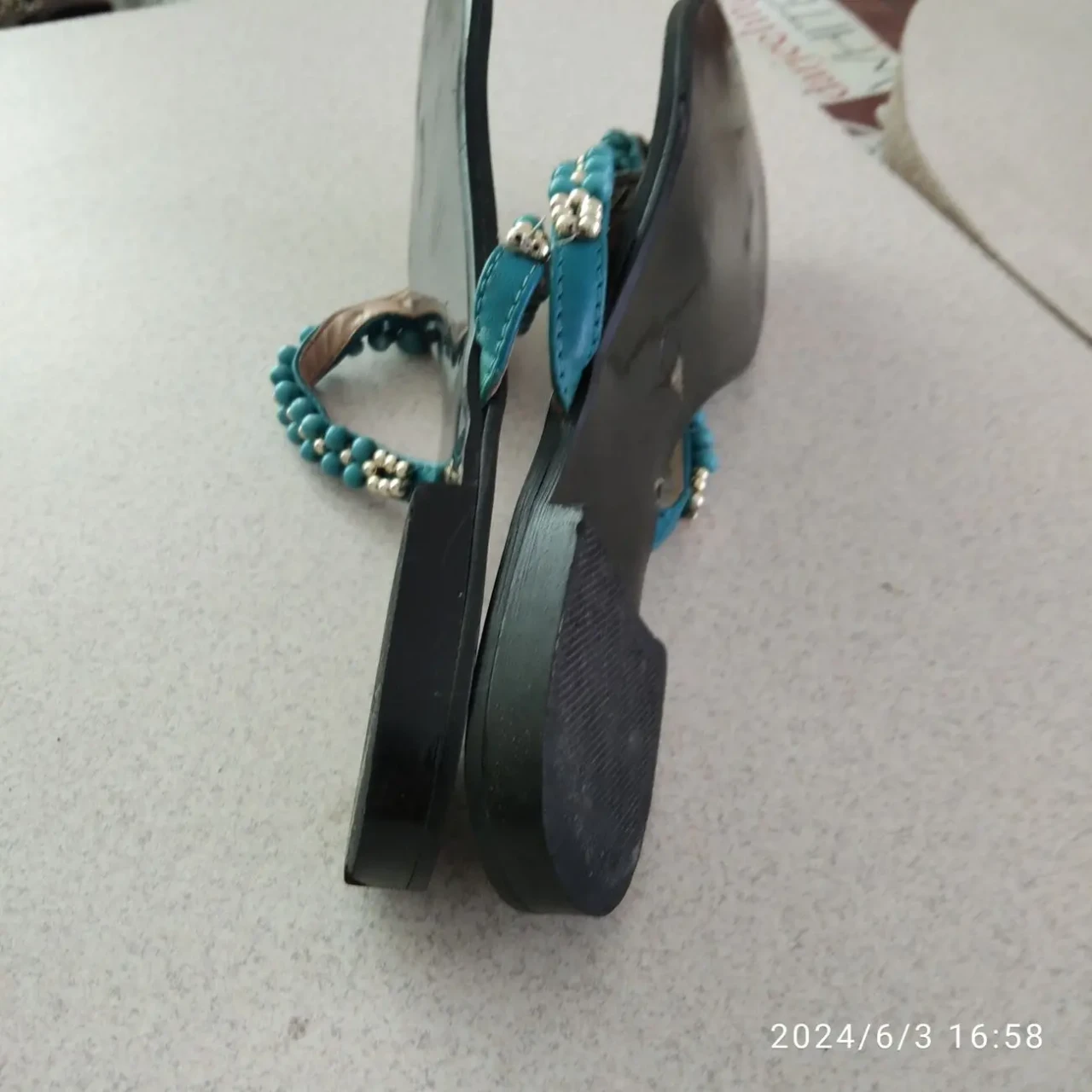 Босоножки женские б/у р.38см. 4