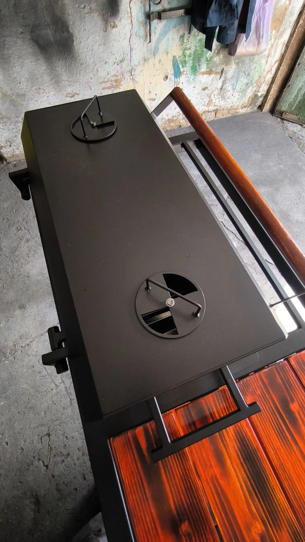 Мангал в стиле лофт 4