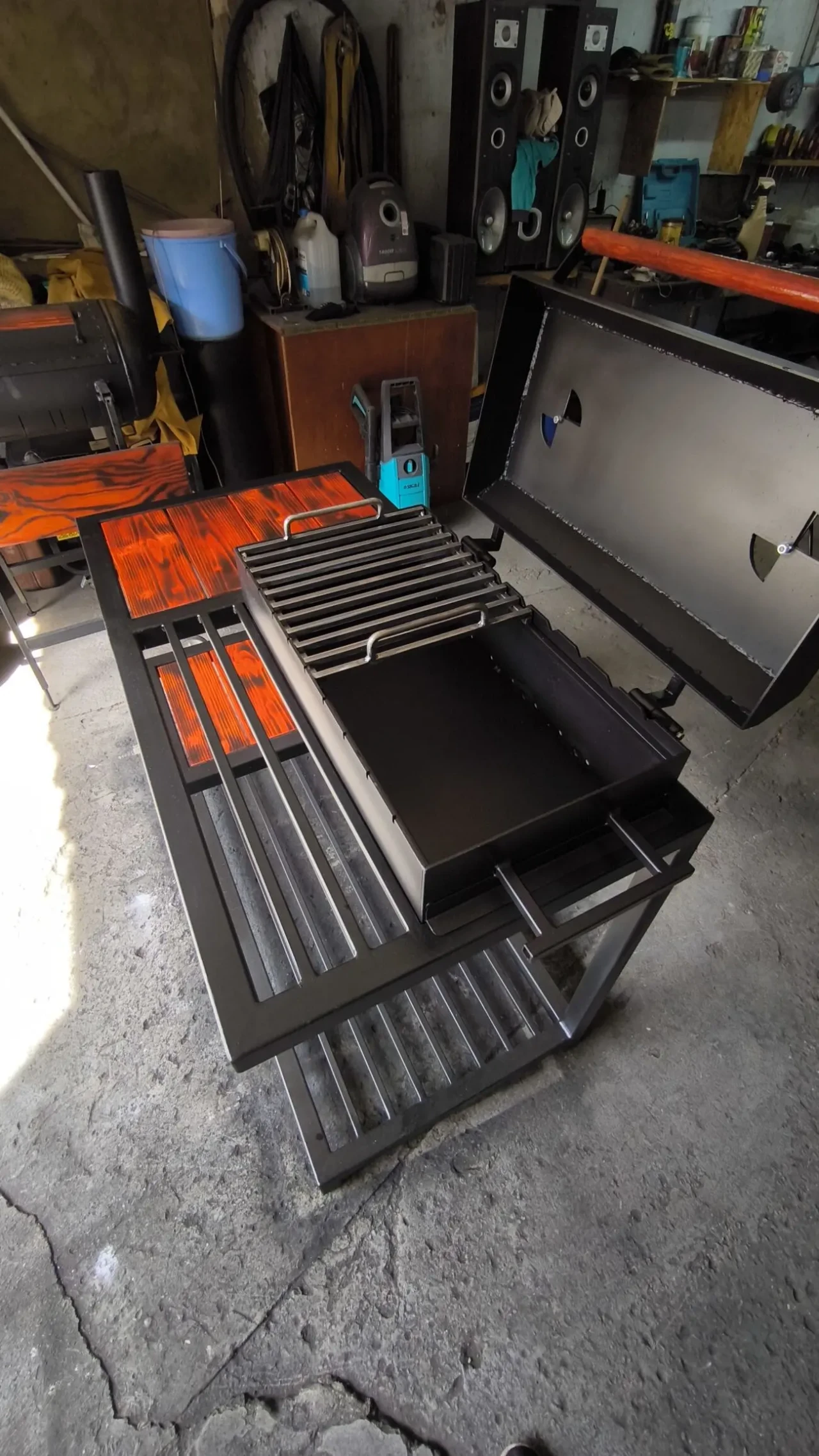 Мангал в стиле лофт 5