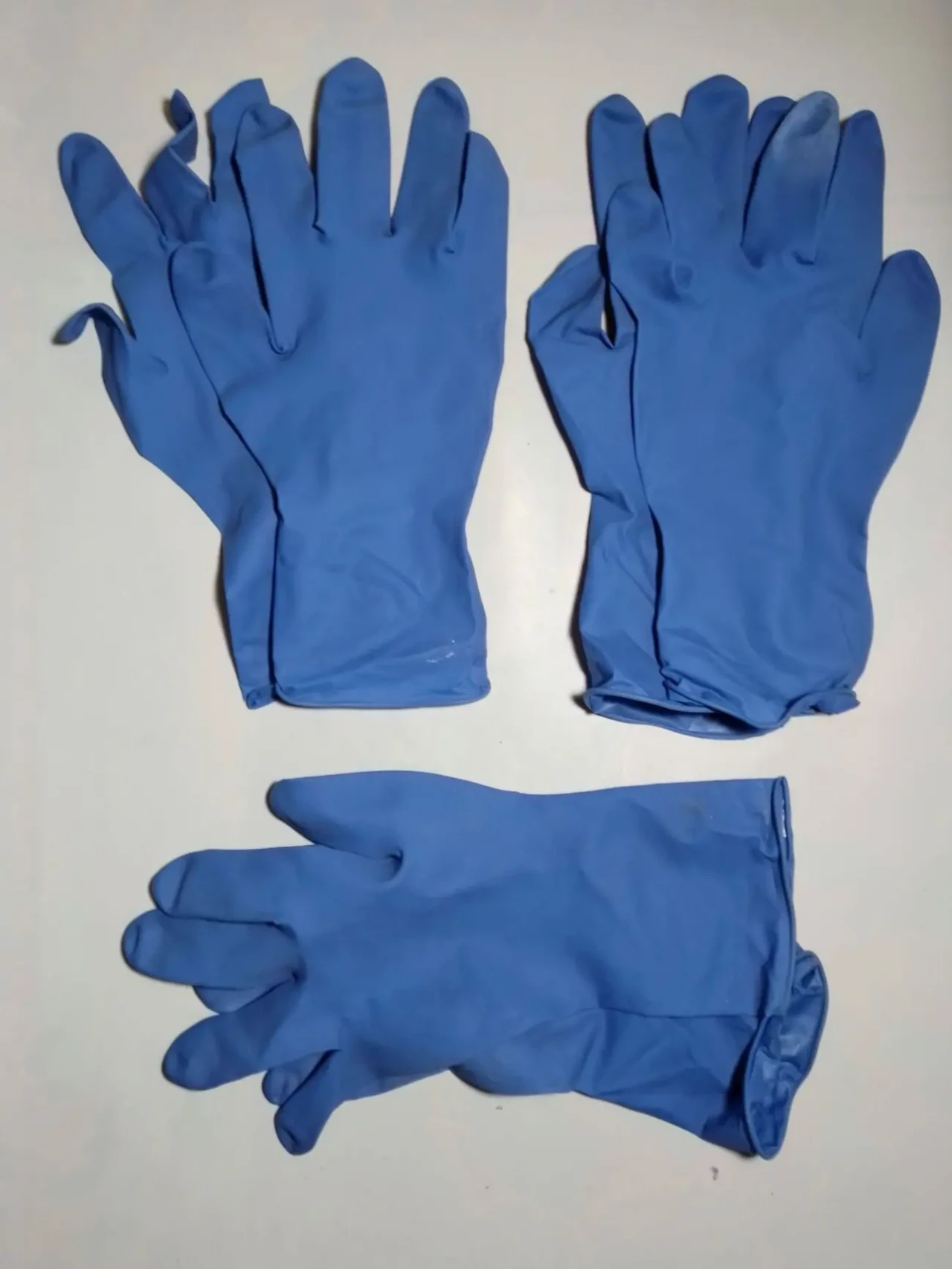 Перчатки резиновые хозяйственные рабочие простые 4 пары 2