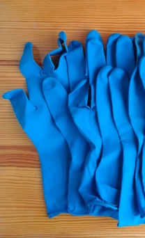 Перчатки резиновые хозяйственные рабочие простые 4 пары