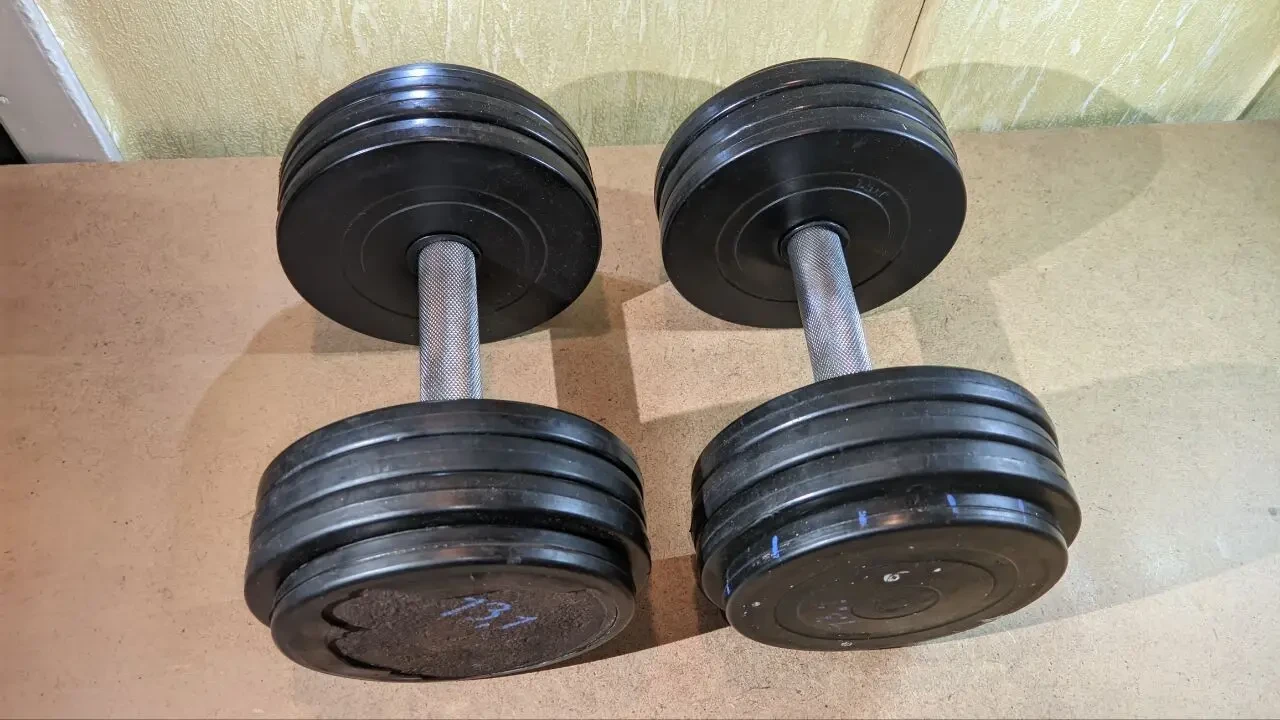 Штанга Гантелі Набір 71 кг 8