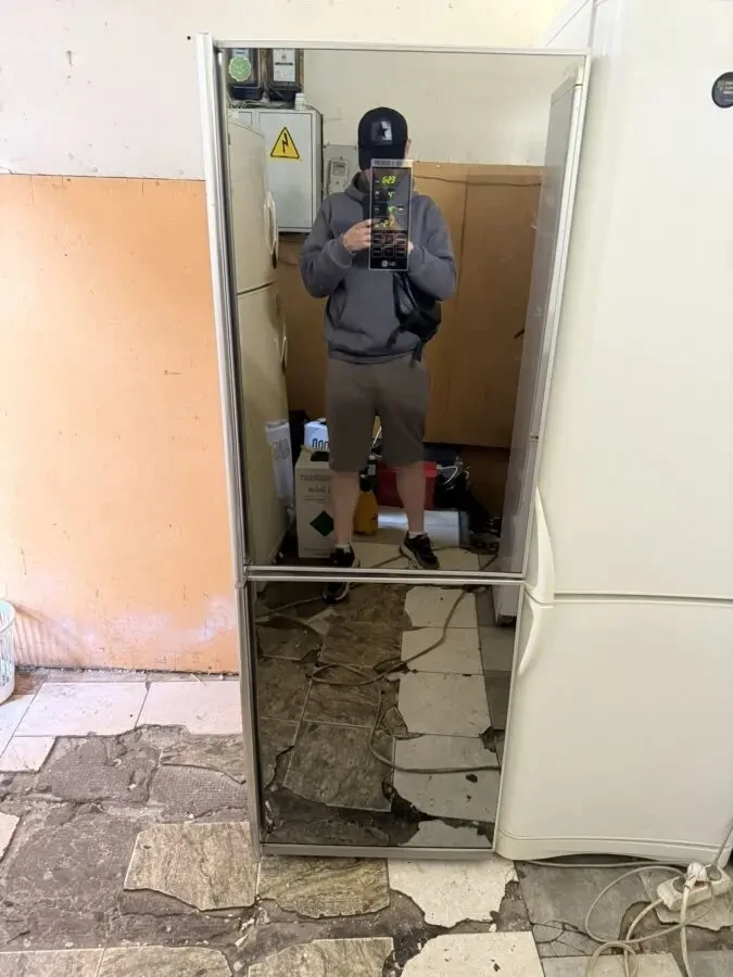 Холодильник LG дзеркало