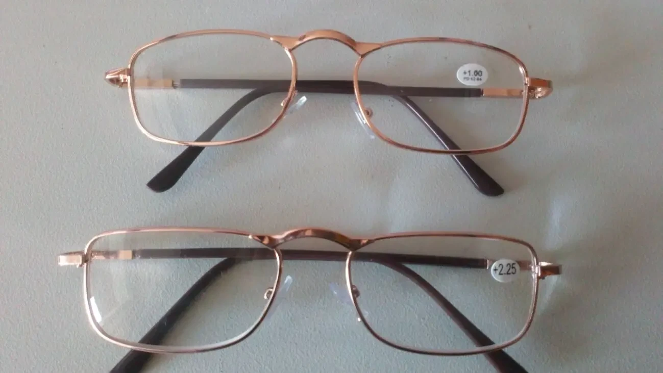 ОЧКИ для зрения от плюс 0.5 до 6.0 (с четвертями)