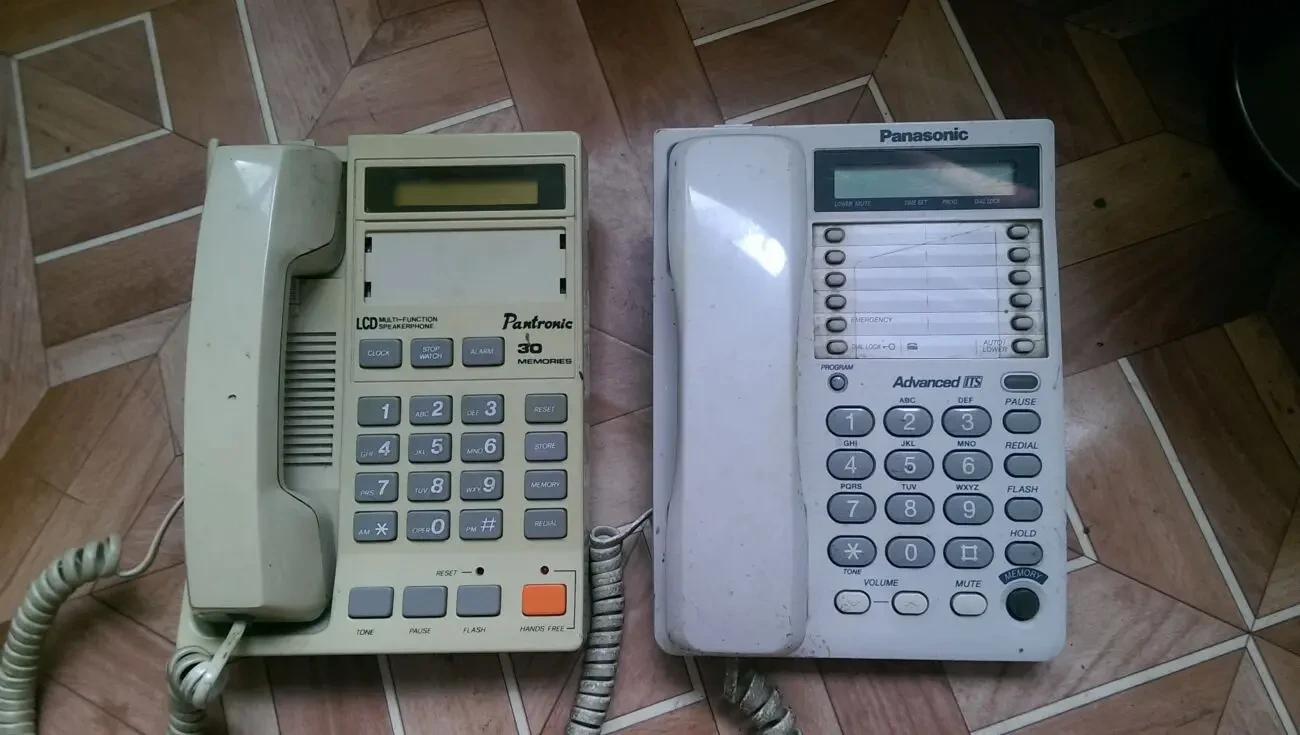 Panasonic 2 шт телефон проводной кнопочный цена за 2 штуки вместе