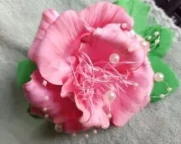 Квітковий браслет, бутоньєрка на зап'ястя із фоамірану