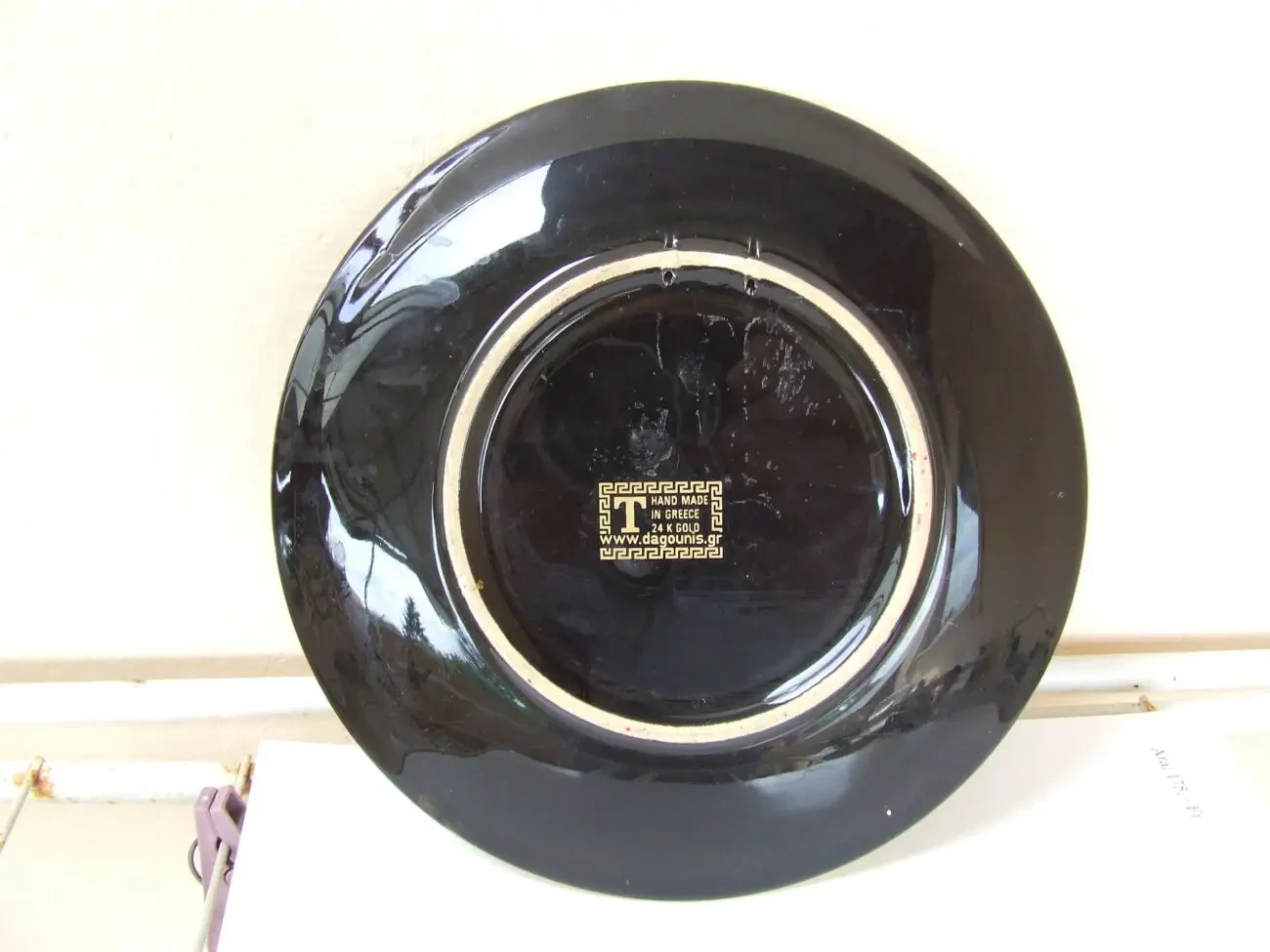 Фарфор тарелка настенная Греция раз. 25 см. Европа 1980 гг. 8