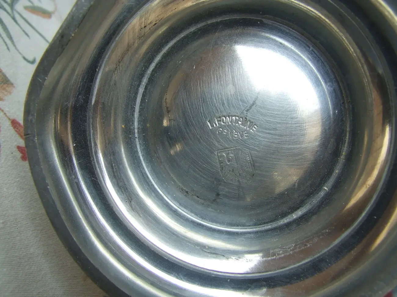 Винтажный оловянный кувшин наградной 1927-1942 г. Германия раз. 24 х 7