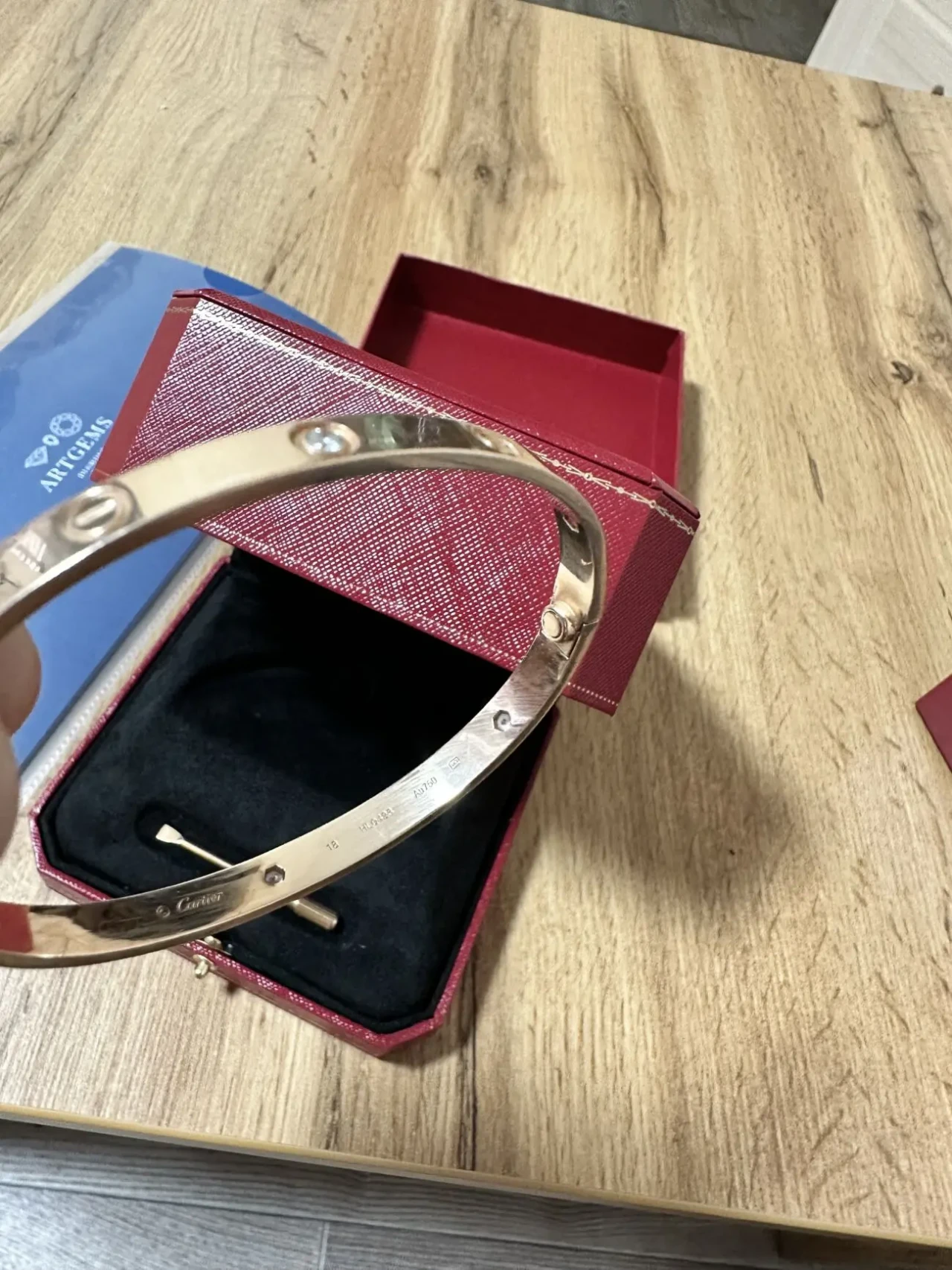 Золотий браслет Cartier Love